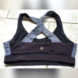 GAIAM Women's Black and Gray Sports Bra - S